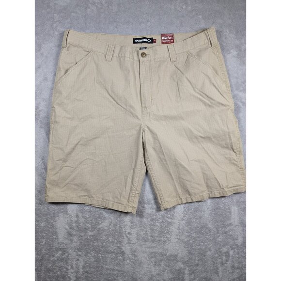 Wolverine Mens Cargo Shorts Size 42 Beige Traditional Fit Carpenter Ripstop Work - Picture 1 of 9